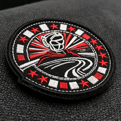 3D Washable Eco-Friendly Embroidery Heat Transfer Patch for Ski Wear and Sports Clothing