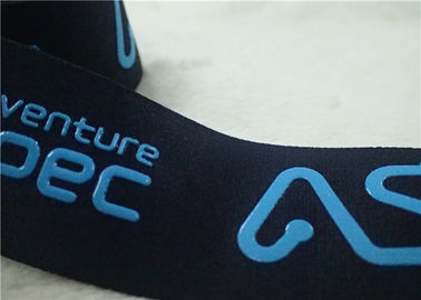 Shiny Screen Printing Label Jacquard Elastic Band Roll Characteristic Cord For Decoration