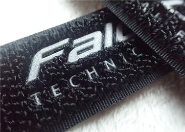 High Frequency Hook And Loop Fastener 3M Reflective Siliver TPU Logo Velcro For Clothes