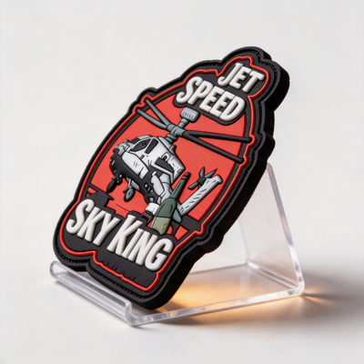 Custom 3D High Frequency TPU Badges with Silicone Material and Personalized Logos for Durable Apparel and Clothing Patch Branding