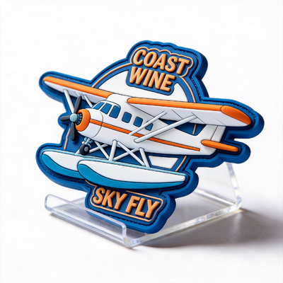 Custom 3D High Frequency TPU Badges with Silicone Material and Personalized Logos for Durable Apparel and Clothing Patch Branding