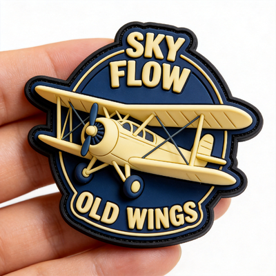 Custom 3D High Frequency TPU Badges with Silicone Material and Personalized Logos for Durable Apparel and Clothing Patch Branding
