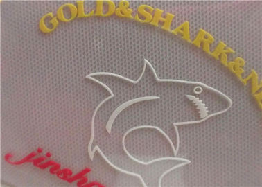 3D Embossed Colorful Screen Printing Labels With Hot Melt Glue Heat Press For T Shirt
