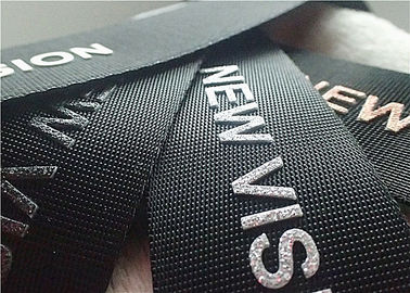 Thick Plate Printing Raised Metallic Powder 3d Rubber Patch For Chatacteristic Triming