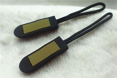 Fancy Environmental Silicone Rubber Zipper Puller For PVC Bag Non Toxic