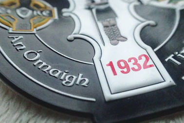 Custom Colorful PVC Patches  ,  Embossed  And Screen Printing Garments Logo
