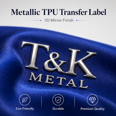 3D High Frequency TPU Badges Soft TPU Heat Transfer Custom Logos Durable and Available in Multiple Colors for Garments