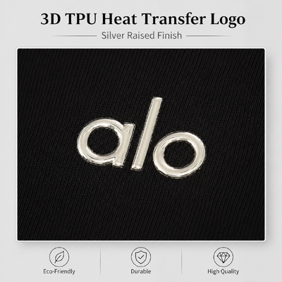 Custom Metallic TPU Transfer Label with 3D Mirror Finish