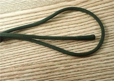 Customerized 4MM Zipper Cord Soft And Matt Silicone Endings For Clothing , Shoes