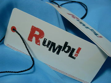 Professional Customized Hang Tags With Screen Printing Logo For Garment / Bags / Shoes