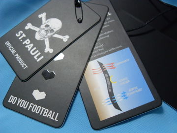 Professional Customized Hang Tags With Screen Printing Logo For Garment / Bags / Shoes