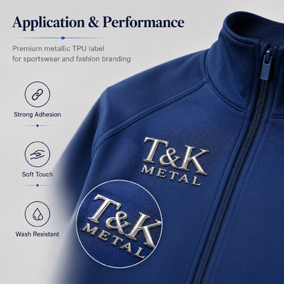 3D High Frequency TPU Badges Soft TPU Heat Transfer Custom Logos Durable and Available in Multiple Colors for Garments