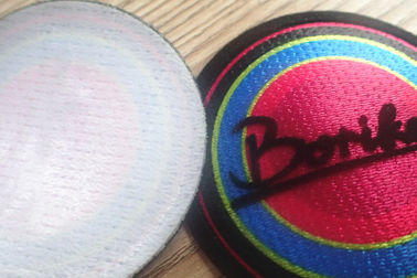 3D Tatami Aaterial Garments Patches ,  Custom Flocking Logo On Patches