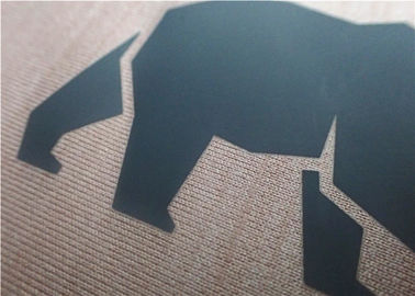 Silk Screen Charcoal Grey Ink Heat Transfer Clothing Labels For T - Shirt