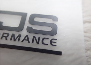 Dumb Face Scrub Transparent TPU Rubber Logo Patches With Rounded Corners Customized