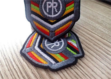 Durable Colorful Embroidered Patches Of Brand Logo For Garment