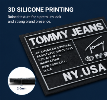 Durable Screen Printing Labels Providing Clear Brand on Various Fabric Materials