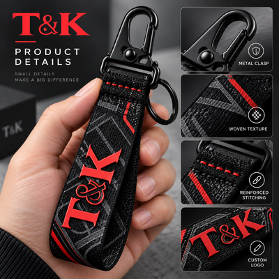 Custom Wristlet Keychain Straps and Team Neck Lanyard with Durable Woven Nylon and Break-Away Feature in Customized Colors