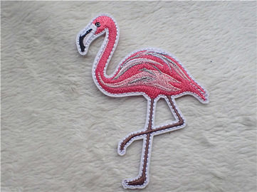 Cute Animal Figure Colorful Silk Embroidered Patches Melt - Adhesive On Backing