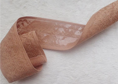 Non Slip Sewing Jacquard Elastic Band Lace Bra Straps Trimming For Belly Pants