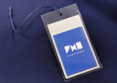 Personalized Clothing Hang Tags For Garments Gifts / Recyled PVC Labels