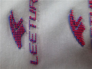 Brush Dots Silicone 3D Logo Heat Transfer Clothing Labels High - Elastic