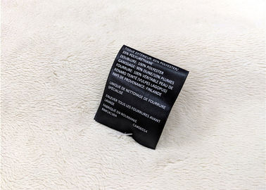 Woven Screen Printing Label ,  Sewing Printed Labels For Clothing  Eco - Friendly