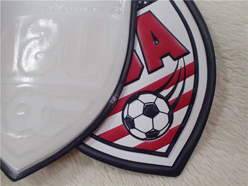 Colorful Garment Patches Metal TPU Screen Printing High Frequency Embossed Logo