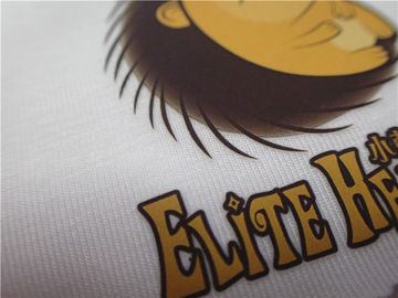 Cartoon Pattern Silk  Screen Heat Transfer Wash Labels For Garment Or Bags