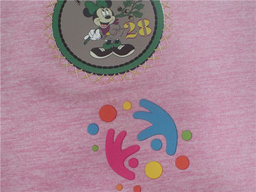 Cartoon Pattern Heat Transfer Clothing Labels , Custom Screen Printing Patches