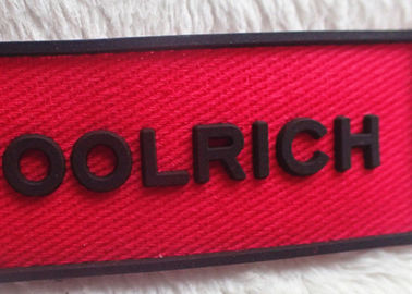 Small Letters Clear LOGO Patches For Garment / Custom Applique Patches
