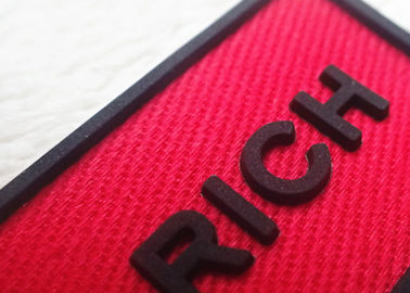 Small Letters Clear LOGO Patches For Garment / Custom Applique Patches