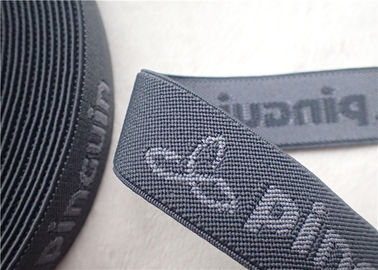 Color Shades Of Grey Jacquard Elastic Band For Waistband Or Underwear