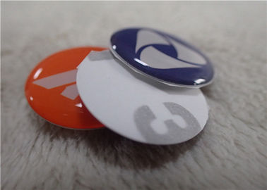 Customized Round And Small Epoxy Patches For Car Logo / Furniture / Trademark