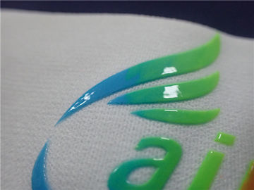 Shiny Colorful Silicone Printing Logo Soft Elastic Band Non - Toxic
