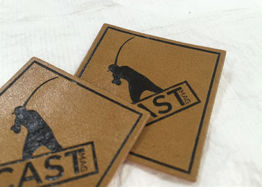 Best price customized pu label embossed/metal leather label patch for clothes garment