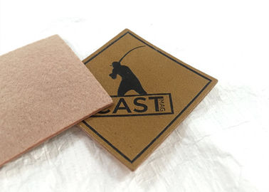 Best price customized pu label embossed/metal leather label patch for clothes garment