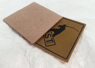 Best price customized pu label embossed/metal leather label patch for clothes garment