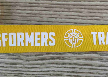 Silk Screen Printed Webbing Woven Tape With Customized Pattern Poly Band