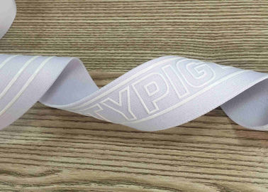 Eco Friendly Narrow Woven Tape Wide Silicone Printed Elastic Waistband