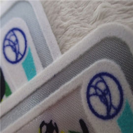 FIFA World Cup Heat Transfer Flocking Patches Multi - Color For Sportswear Decoration