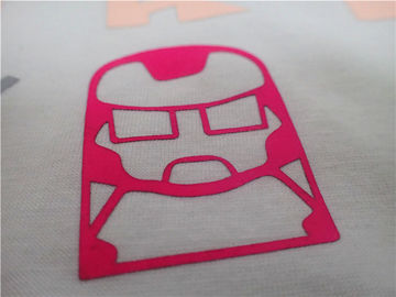 Tearproof Heat Transfer Garment Labels  ,  Colorful Silicone Label For Clothing