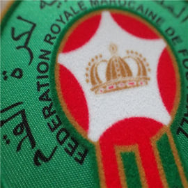 Exquisite Heat Transfer Flocking Sewing Patches On Clothes Club Logo Multi - Color