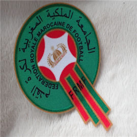 Exquisite Heat Transfer Flocking Sewing Patches On Clothes Club Logo Multi - Color