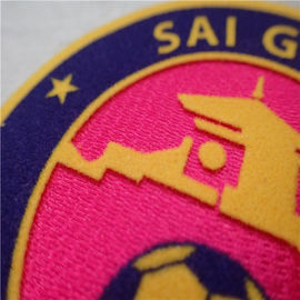 Football Club Custom Clothing Patches Heat Transfer Tatami Flocking Smooth Garment Labels