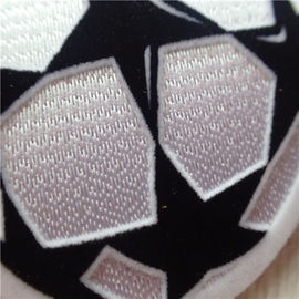 Ball Shape Iron On Decorative Patches Hand In Hand Star Tatami Flocking Logo Sewing On Garment