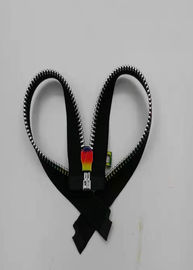 Open End 5# Plating Colorful Brass Metal Teeth Zipper For Shoes / Jacket / Jeans