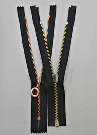 Y Style Metal Teeth Zipper With Auto Lock For Work - Wear / Closed Ended Metal Zips