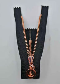 Y Style Metal Teeth Zipper With Auto Lock For Work - Wear / Closed Ended Metal Zips