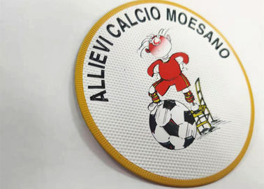 Personalized Custom Clothing Patches Iron On Heat Transfer 3D Embossed Logo Sticker High Frequency